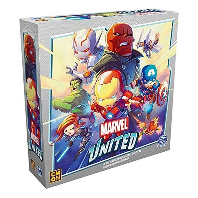 Marvel United Basic Game - Familienspiel - 14 Spieler ab 10 Jahren - 40 Minuten - Deutsch