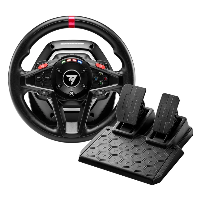 Volante de carreras Thrustmaster T128 Force Feedback con Pedales Magnéticos - Xbox Series XS, Xbox One, PC