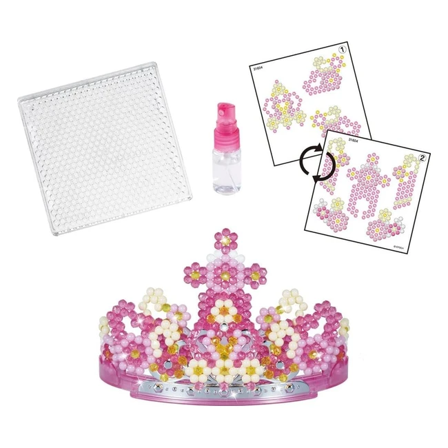 Glitzerkrone Aquabeads 31604 Bastelset - Kreatives Perlen-Set für Kinder