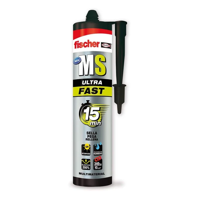 Sellador Adhesivo Fischer Blanco MS Ultra Fast 290ml
