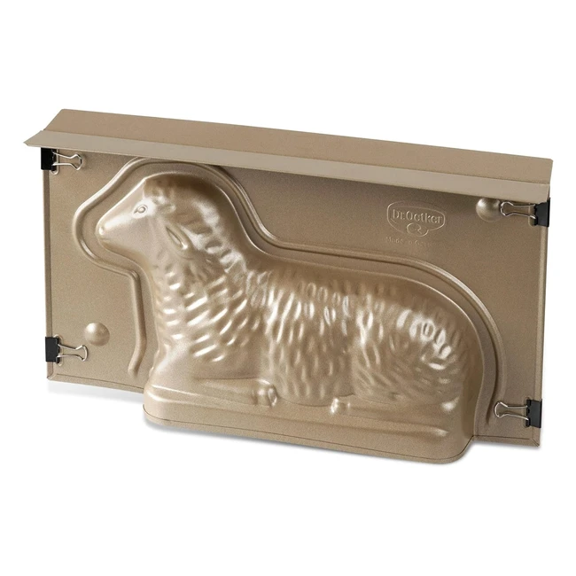 Moule Gâteau Dr Oetker 1871 Forme d'Agneau Acier Inoxydable Dor 275 x 15 cm 900 ml