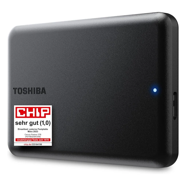 Toshiba Canvio Partner 2TB Portable External HDD USB 30 Gen 1 - High Capacity 
