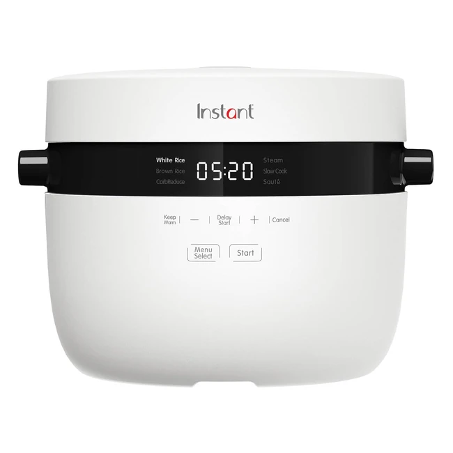 Digital Rice Cooker & Steamer 12 Cup 2.8L | Carbreduce Technology | Saute Pan & Steamer | Dishwasher Safe