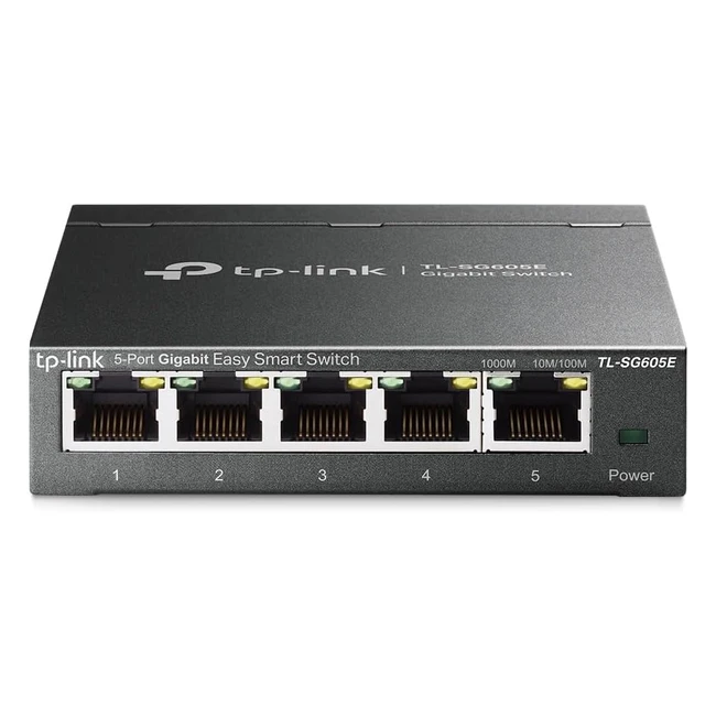 Switch Ethernet Gigabit 5 Ports TP-Link TL-SG605E - Partage de Connexion et Mise en Réseau