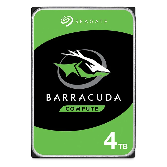 Seagate Barracuda 4 To Disque Dur Interne HDD 3.5 SATA 6 Gbits ST4000DMZ04