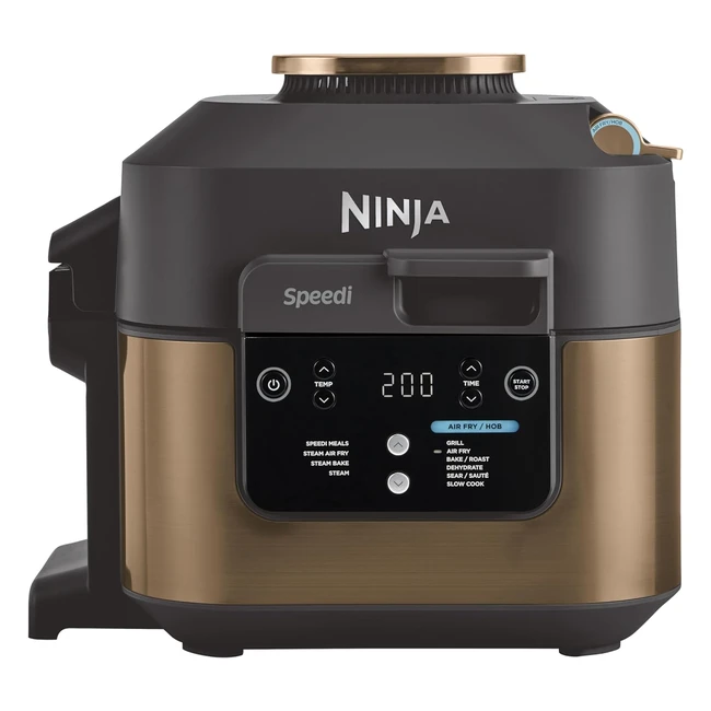 Ninja Speedi 10en1 Cuiseur Rapide Air Fryer Friteuse Multicuiseur Noir Cuivre ON400EUCP