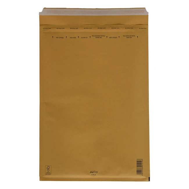 SmithPackaging A3 Gold Bubble Padded Envelopes - Pack of 5 - 300mm x 445mm