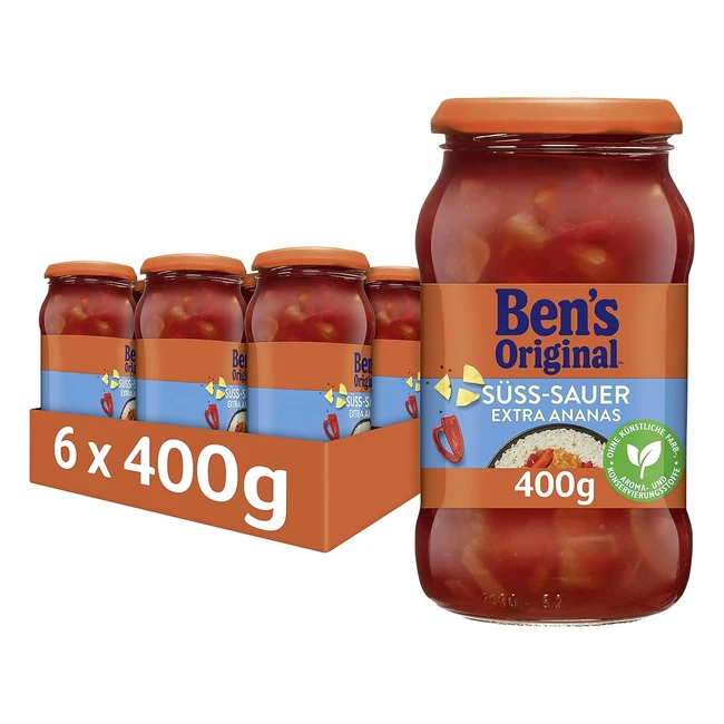 Bens Original Sauce Sweet Sour Pineapple 6x400g - Qualität & Geschmack