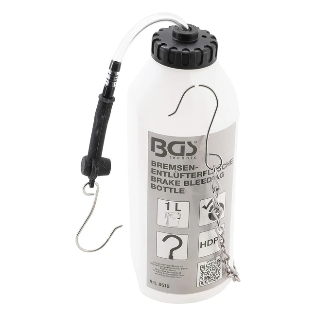 BGS 8519 Bremsenentlfterflasche 1L - Bremsflssigkeitsauffangflasche