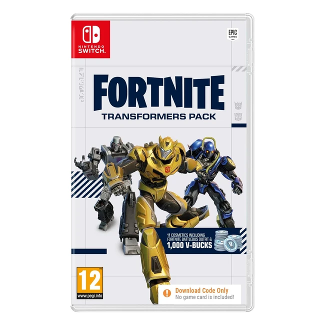 Fortnite Transformers Pack - Megatron  Bumblebee Outfits 1000 V-Bucks - Code I