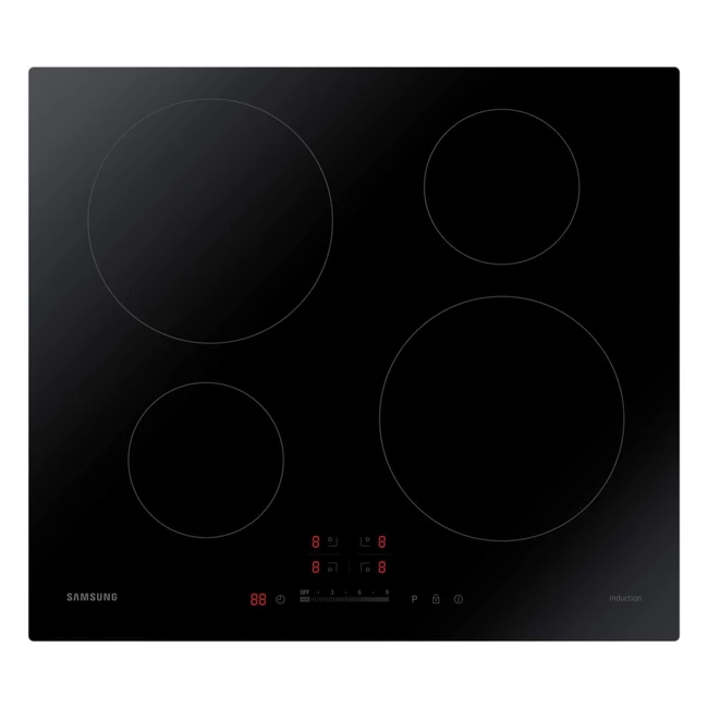 Samsung Induction Hob NZ64H37070K - 4 Cooking Zones Touch Control Ceramic Glass