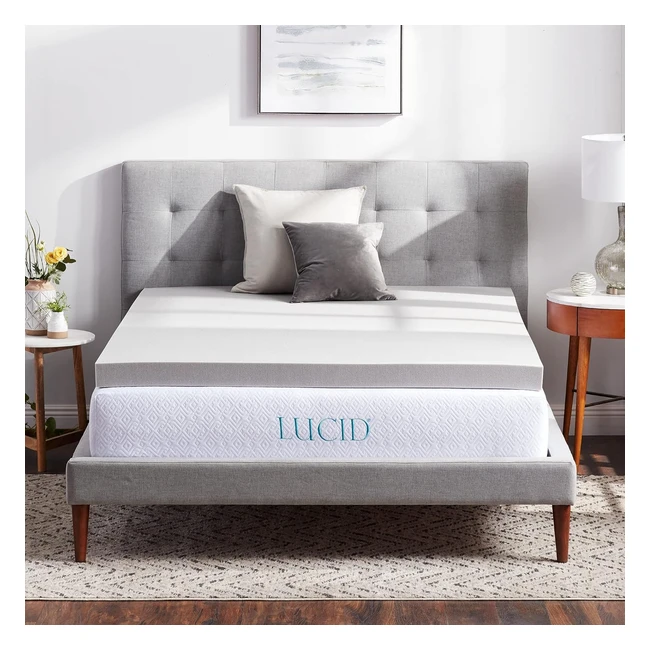 Topper matrimoniale 160x190 cm in memory foam con gel rinfrescante e fibra di ba