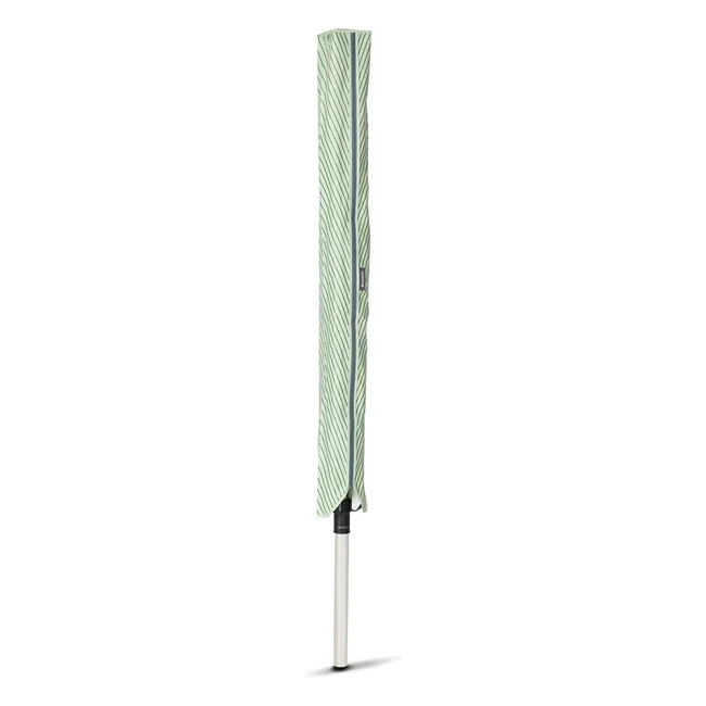 Brabantia 120503 Rotary Airer Cover - Green - Protects Against Dirt & Weather - Zip Fastener - Weather Resistant Material