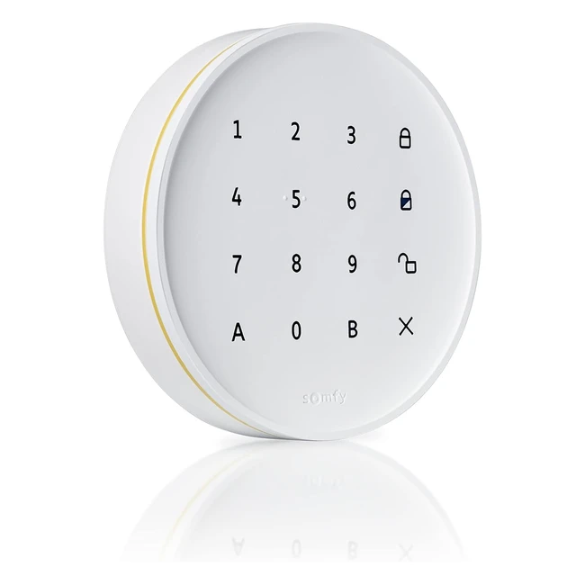 Clavier intérieur SOMFY 1875257 pour système d'alarme Protect - Autoprotégé - Design sobre