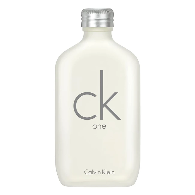 Calvin Klein CK One Eau de Toilette 100ml - Unisex Fragrance, Ref: CK1, Fresh & Citrus Scent