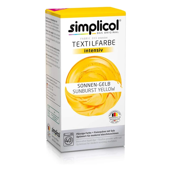 Simplicol Intense Textilfarbe 18 Farben - Brillante Farben fr Ihre Textilien