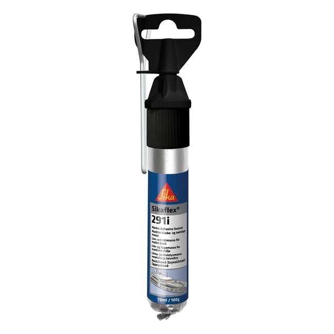 Sikaflex 291i Negro Sellador Poliuretano 70ml Multiusos Interior y Exterior