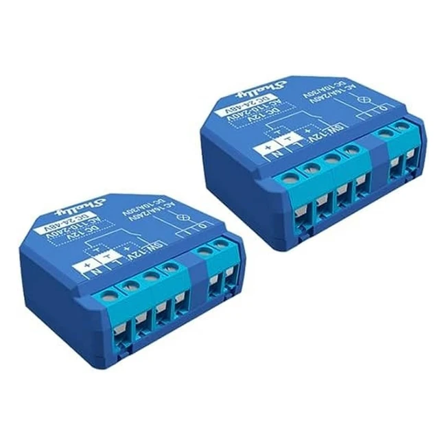 Shelly Plus 1 Rel Interruttore Intelligente WiFi Bluetooth - Compatibile con Ale