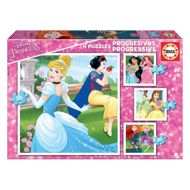 Puzzles Enfant Progressifs Disney Princess 3 ans Ref 17166 - Educa