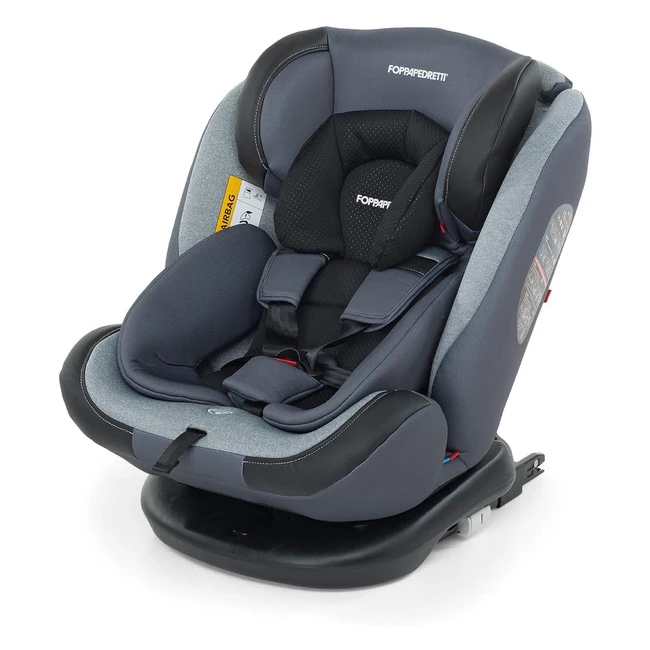 Seggiolino Auto Foppapedretti iTurn Duofix Gruppo 0123 036 kg - Grigio Silver