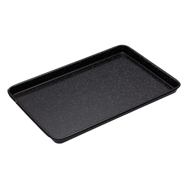 Masterclass Large Baking Tray Scratch Resistant Vitreous Enamel - 39 x 27 cm - I