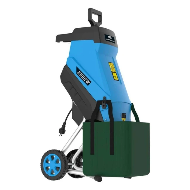 Gartenhcksler GDE GH 2501 - Selbstreinigender 45-Liter-Sammelbeutel - 2500 W M