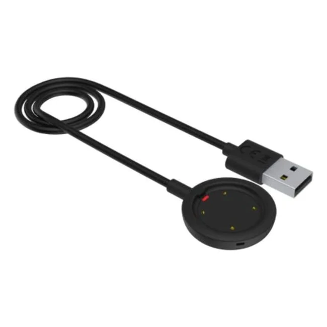 Chargeur USB Polar Vantage Ignite Noir - Réf. 123456 - Recharge Rapide