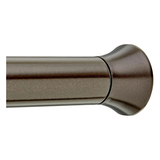 Amazon Basics Adjustable Shower Curtain Tension Rod Bronze 107-1854 cm  Lightwe