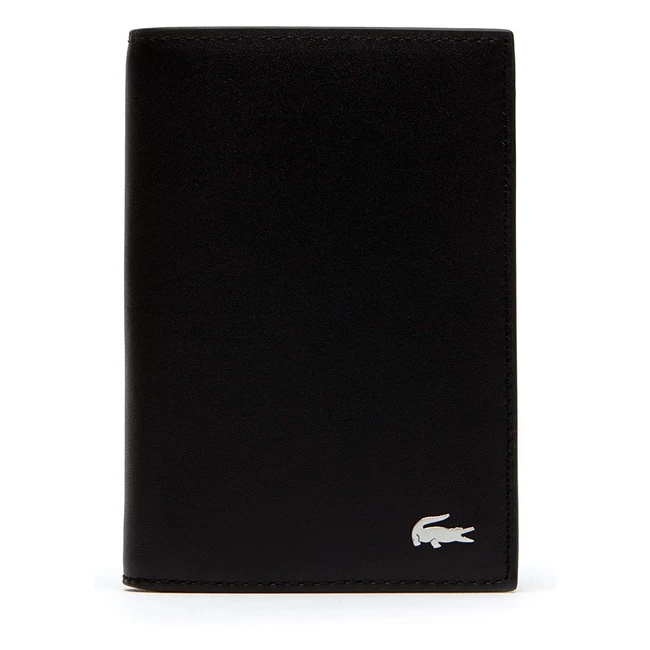 Portefeuille Lacoste FG Homme - Réf. 12345 - Cuir véritable - Logo crocodile