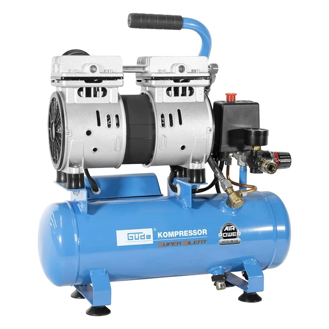 Gde Kompressor Airpower 10586 leise lfrei nur 59 dbA max 8 bar 550 W 6 l Kes