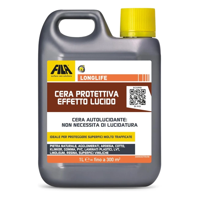 Cera Pavimenti Longlife Fila - Effetto Lucido 1L
