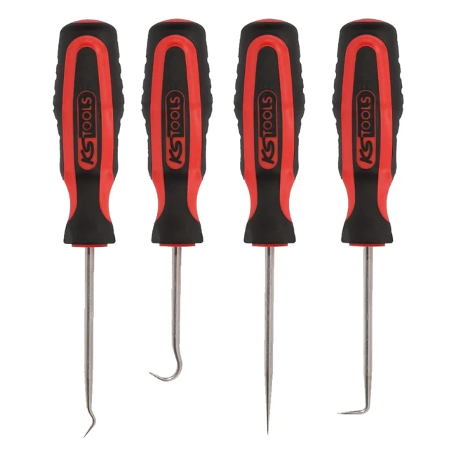 KS Tools 5501045 Jeu de Crochets Manche Bicomposants 4 Pièces - Qualité Supérieure
