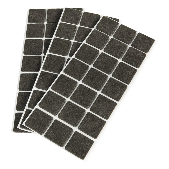 Set 63 Feltrini Autoadesivi 30x30 mm - Emuca 2038816 - Protezione Mobili