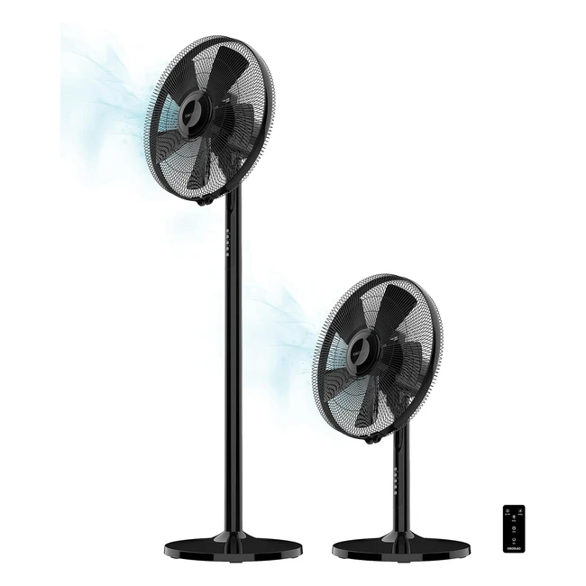 Ventilador de Pie y Sobremesa Cecotec EnergySilence 555 2in1 Smart XL 55W