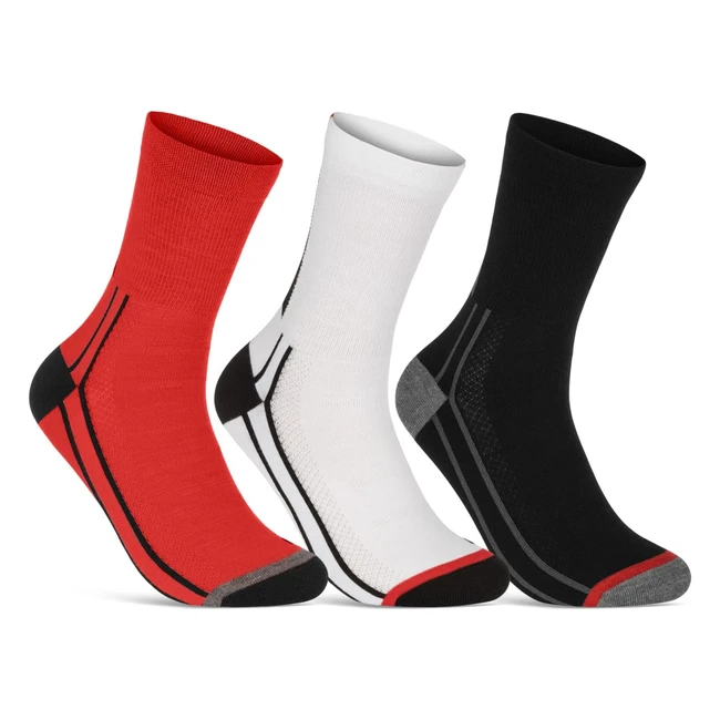 Chaussettes Cyclisme Coolmax 3 Paires - Sockenkauf24 4346