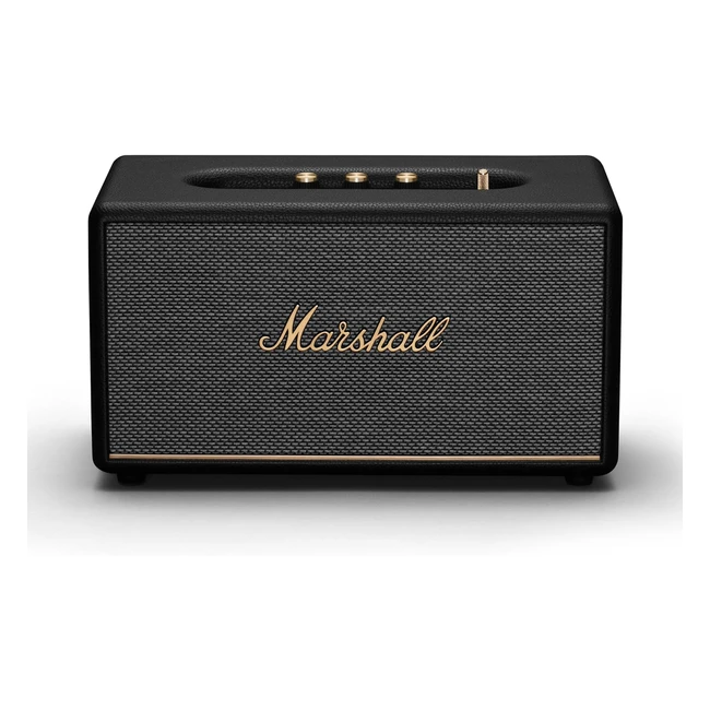 Marshall Stanmore III Bluetooth-Lautsprecher kabellos Schwarz - Breites Klangbil