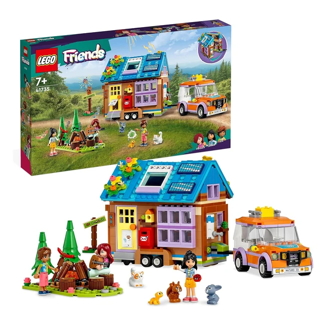 LEGO Friends Mobile Tiny House Forest Camping Playset Toy Car Leo Liann Minidolls Gift Idea