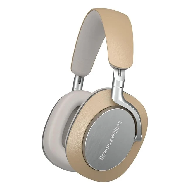 Bowers & Wilkins PX8 Flagship Noise Cancelling Wireless Over Ear Headphones - Bluetooth 5.0 - Quick Charge - 30 Hours Playback - Tan