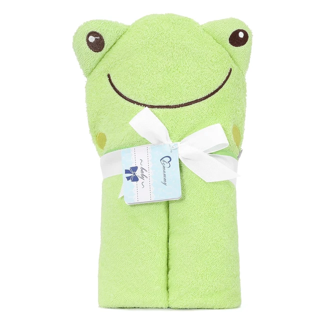 Be Mammy BE20272BBL Kapuzenhandtuch aus 95 Baumwolle 95 cm x 95 cm grner Fr