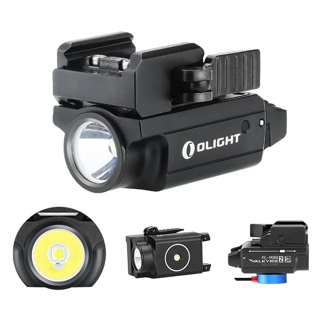Lampe Tactique Olight PL Mini 2 Valkyrie 600 Lumens - Chargeur Aimant - Puissant