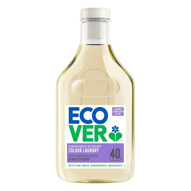 Ecover Concentrated Colour Laundry Liquid - Apple Blossom  Freesia - 40 Washes 