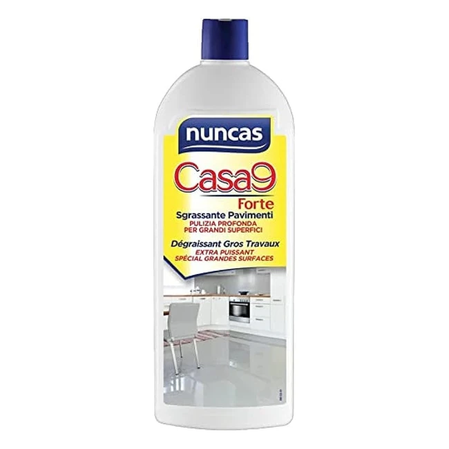 Nuncas Casa9 Sgrassante Pavimenti Forte 1000ml - Pulizia Profonda e Igiene