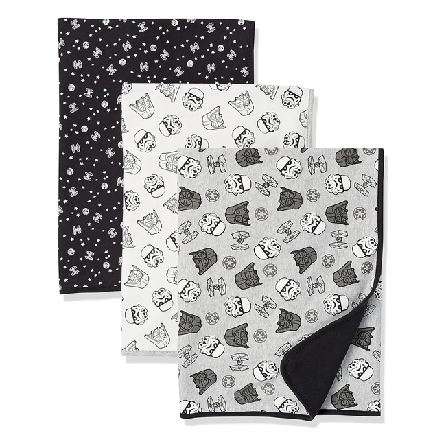 Coperte avvolgenti per bambini Amazon Essentials Disney Marvel Star Wars - Pacco da 3