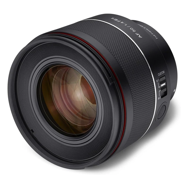 Samyang AF 50mm F1.4 II FE für Sony E - Standard Autofokus Objektiv für Sony spiegellose Systemkameras - ideal für Detailfotografie
