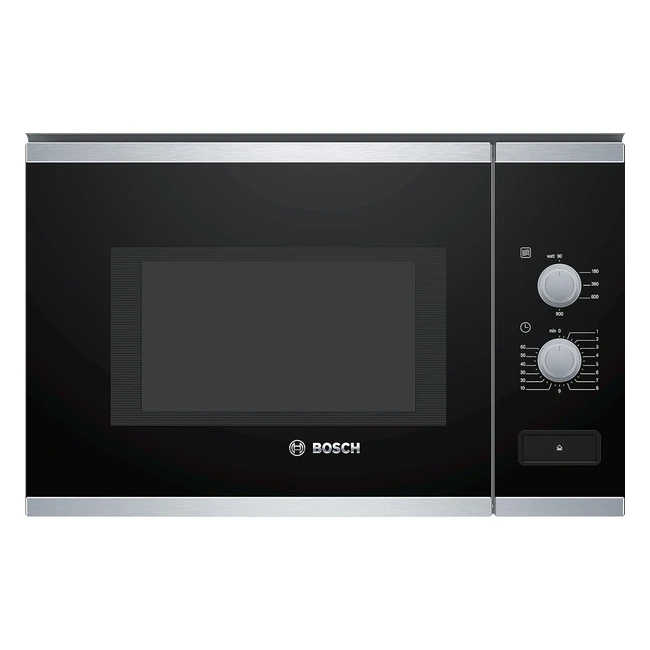Micro ondes encastrable Bosch BFL550MS0 25L 900W Noir Inox Design Elega