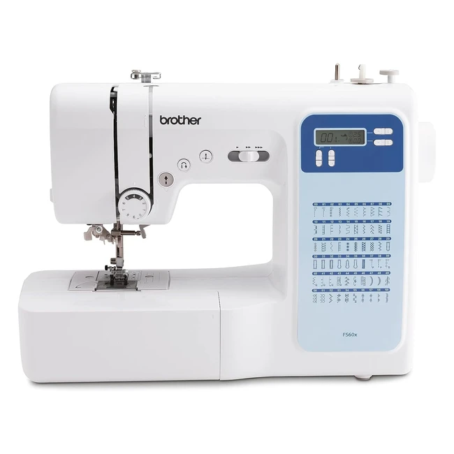 Brother FS60X Sewing Machine - Electronic, 60 Stitch, Quick Set Bobbin