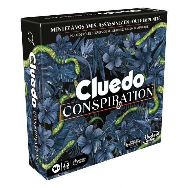 Hasbro Gaming Cluedo Conspiration Jeu de Plateau - Pour Ados et Adultes - Jeux a