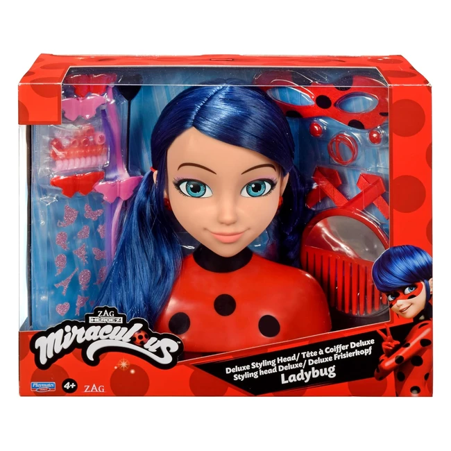 Miraculous Ladybug Tête à Coiffer Deluxe Bandai - Accessoires Inclus