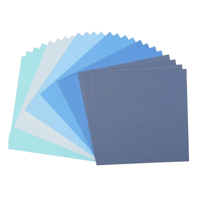 Florence Scrapbook Cardstock Paper Blue 305x305x07 cm - Acid  Lignin Free
