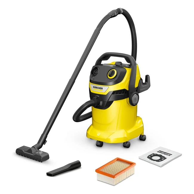 Karcher WD 5 Wet Dry Vacuum Cleaner 1100W Blower Function 25L Container